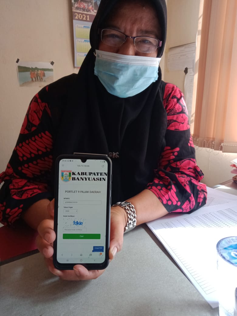 TESTING MAPPING LIVE APLIKASI PORTLET BAPENDA KABUPATEN BANYUASIN PADA SMARTPHONE